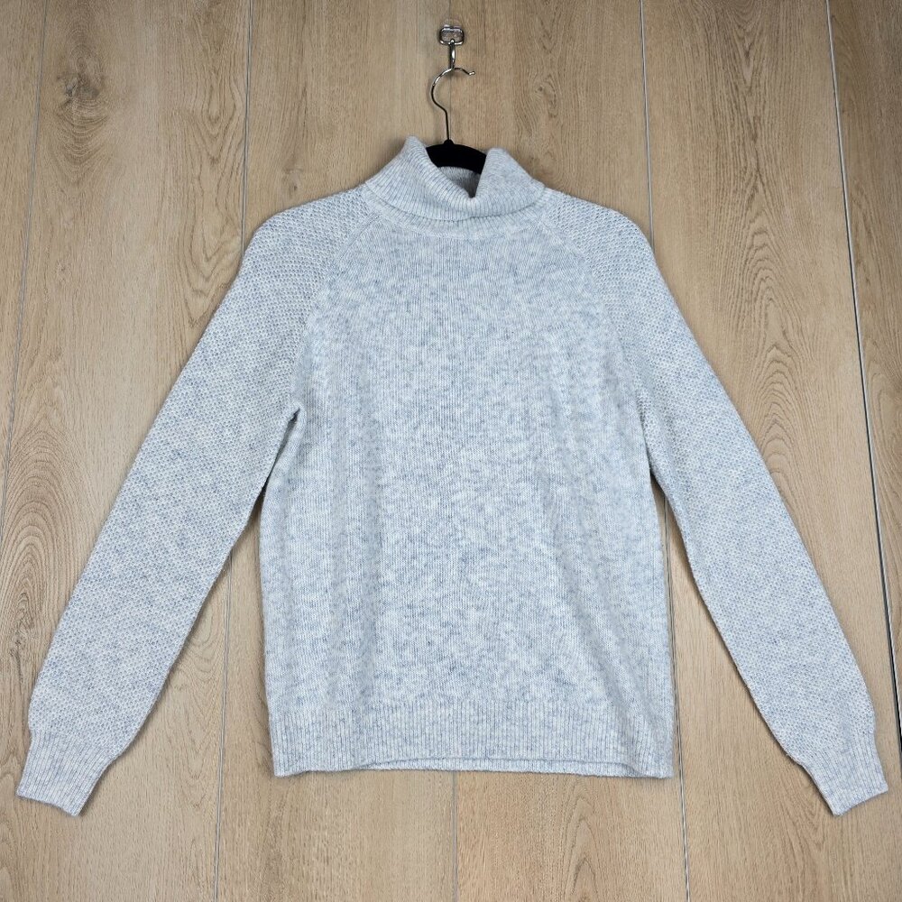 LOFT Gray Cozy Turtleneck Sweater - M